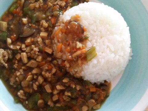 夏野菜と高野豆腐のヘルシーカレー